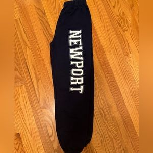 Navy Newport RI sweatpants (from newport shop)
